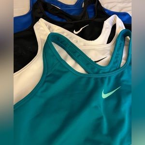 Set of FOUR Nike Swoosh Light Support Sports Bras